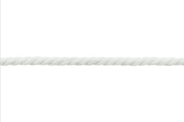 Baumwollkordel, 8 mm, weiß, 0,5 m